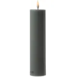 283 Mia Deluxe LED Stumpenkerze 20 cm 5 cm salbeigrün