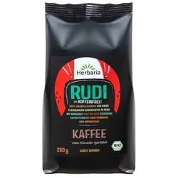 Herbaria Kaffee Rudi entkoffeiniert ganz bio 250g