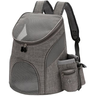 Faltbar Haustier Rucksack Raumkapsel, 360 ° Sichtfeld Tragbar Transportrucksack Transporttasche Tragetasche Für Klein Haustier Hunde Katzen Kaninchen Im Freien, Sicher & Atmungsaktiv 32x30x25cm