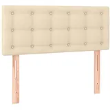 vidaXL Kopfteil Creme 90x5x78/88 cm Stoff