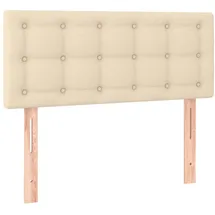vidaXL Kopfteil Creme 90x5x78/88 cm Stoff