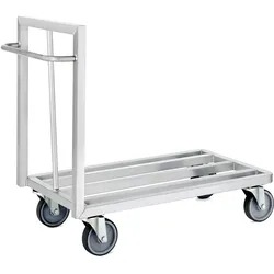 Tournus Schwerlast-Plattformwagen 100 x 600mm mit Sprossen. Aus Duralinox. Max Last 350 kg.