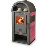 Blist Kaminofen Vienna S 4.0 Keramik Rot, 7,5 kW schwarz