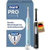 Oral-B Pro 1 Duo schwarz/blau + 2. Handstück
