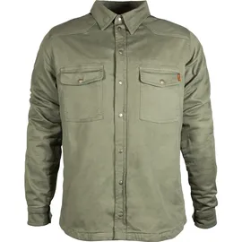 John Doe Motoshirt Motorrad Hemd Dunkelgrün 5XL
