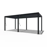 PergoLine Pergola, Anthrazit, Metall, 600x255x300 cm, Sonnen- & Sichtschutz, Pavillons & Pergolas