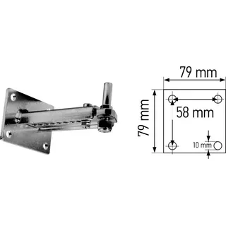 SOMFY Pfostenflansch 9014609