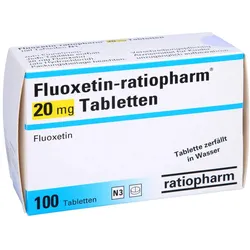 Fluoxetin-ratiopharm 20 mg Tabletten 100 St