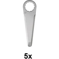 Fein Super Cut 5er Pack Dichtstoff Fugen Schneidmesser gerade Form 116