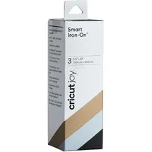Cricut Smart Iron-On Folie 13,9 x 30 cm gold schwarz silber