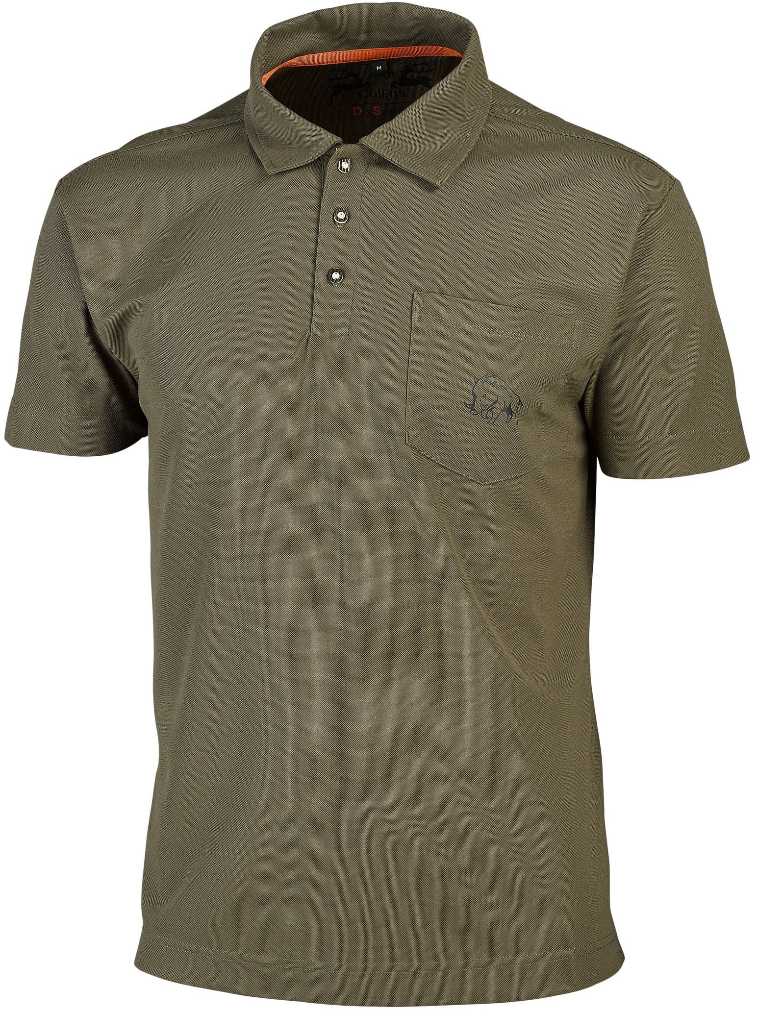 Tom Collins Herren-Funktions-Poloshirt, dunkelgrün, XL