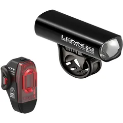 Lezyne LED Fahrradbeleuchtungsset Hecto Pro 65 STVZO + KTV Drive STVZO