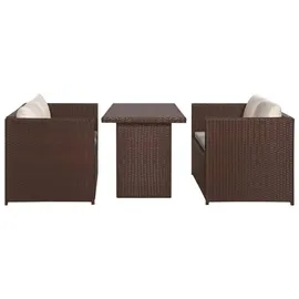 vidaXL Gartenset 3-tlg. braun