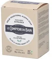 Le Comptoir du Bain Savon solide Recette Traditionnelle d'alep 190 g