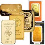 50 Gramm Goldbarren