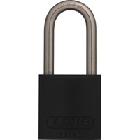 ABUS Vorhängeschloss 72/40-72IB/40 TITALIUM Farbe: 72IB/40HB40 schwarz verschiedenschließend)