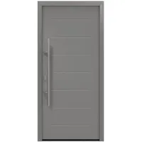 Hörmann ISOPRO IP 015 links 110 x 210 cm graualuminium