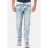 Cipo & Baxx Regular-fit-Jeans Gr. 32 Länge 34, iceblue , 67515724-32 Länge 34