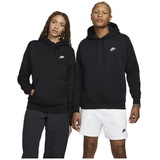 Nike Herren Hoddie Sportswear Club Fleece schwarz S