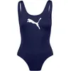 PUMA Swim Damen Badeanzug Schwimmanzug Bademode dunkelblau M