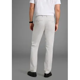 MAN'S WORLD MAN'S WORLD, Herren, Gr. 25, N + U Gr, hellgrau, Web, Obermaterial: 98% Baumwolle, 2% Elasthan, regular fit lang, Hosen Chinohose, leichte Struktur im Gewebe