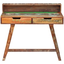 vidaXL Schreibtisch 100 x 45 x 90 cm Altholz