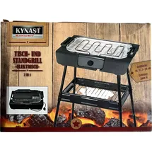 Kynast 2in1 Tisch-Standgrill BBQ 2000 W