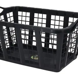 Mojawo Wäschekorb 37 Liter Schwarz-Y54500360-Wäschekorb-Schwarz