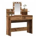 vidaXL Schminktisch Altholz 100 x 40 x 130 cm Holzwerkstoff