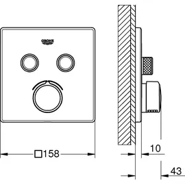 Grohe SmartControl mit 2 Absperrventilen