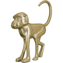 GILDE Tierfigur »Skulptur Monkey« GILDE goldfarben