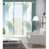 Vision S Schiebevorhang ¦ türkis/petrol ¦ Synthetik ¦ Maße (cm): B: 60 H: 260