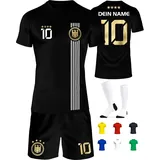 Deutschland Trikot Kinder Herren Damen WM 2026 Fussball Geschenke Jungen Coole Sachen für Jungs Fußball Trainingsanzug Tshirt EM Shirt geschenk junge 10 jahre Fußballtrikot Mädchen Set IIIII20Fo7IIIII - 134