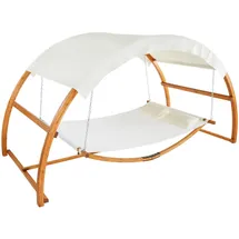 Tectake tectake® Hängematte, Locarno für 2 Personen, 328x160x171,5cm