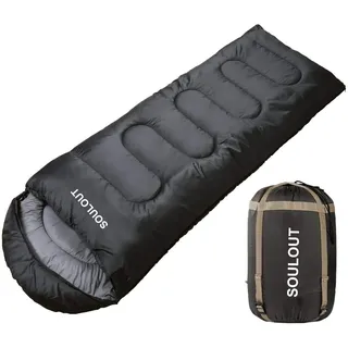SOULOUT Schlafsack 3-4 Jahreszeiten - Winter Schlafsack Wasserdichter Leichter