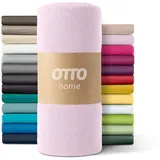 OTTO home Spannbettlaken Paprika Microfaser 160 x 200 cm rosa