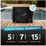 POOLEX Pool-Wärmepumpe Poolex Jet Pro Wärmepumpe 12,8 kw Modell 125 bis -20 Grad