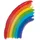 Rayher Wachsmotiv Regenbogen 4,5 x 6,5 cm