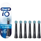 Oral-B iO Ultimate Clean Black 6 pcs ) (6 x)