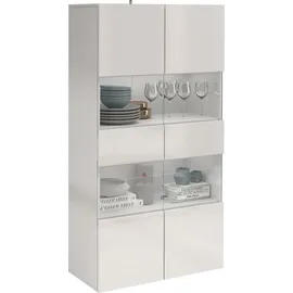 OTTO home Vitrine Egypt 80 x 0 x 160 cm Weiß