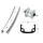 Bikeparts Bike-Parts Laufrad|Vorderrad 28x1 3/8 Zoll Nabendynamo DH-C3003 silber Festachse 36-Loch Alu-Kastenfelge silber Zink-Speichen