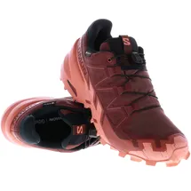 Salomon Speedcross 6 Gore-Tex Damen Rum Raisin / Barn Red / Canyon Clay 40