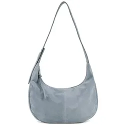 FredsBruder Best to Come Schultertasche Leder 37 cm  blau