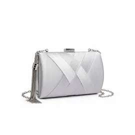 COLLEZIONE ALESSANDRO Abendtasche Sydney " in silber, | Gr.: onesize,