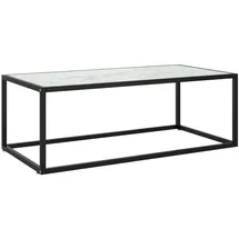 vidaXL Couchtisch Schwarz Marmor-Optik 100 x 50 x 9,5 cm