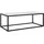 vidaXL Couchtisch Schwarz Marmor-Optik 100 x 50 x 9,5 cm