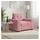 vidaXL Sessel Rosa Samt 52 x 80 x 76,5 cm Rosa mit Kissen