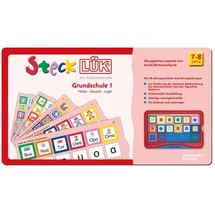 LÜK SteckLÜK: Grundschule mix 1 Mathe - Deutsch - Logik Alter 7 - 8 (rot)