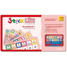 LÜK SteckLÜK: Grundschule mix 1 Mathe - Deutsch - Logik Alter 7 - 8 (rot)