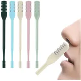 noleli 5 Stück Nasierer, Silkslide Pro, Nasenhaarentferner, Nasenhaarschneider,Silkslide Pro Nasenrasierer HöHle der LöWen, Nose Hair Trimmer für Herren, Frauen bekannt aus Höhle der Löwen, Ohne Strom